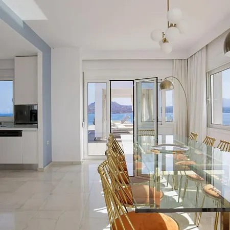 Villa Seafront Luxury Escape With Infinity Pool Marathi (Crete)