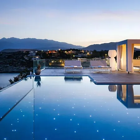 Seafront Luxury Escape With Infinity Pool Villa Marathi (Crete)